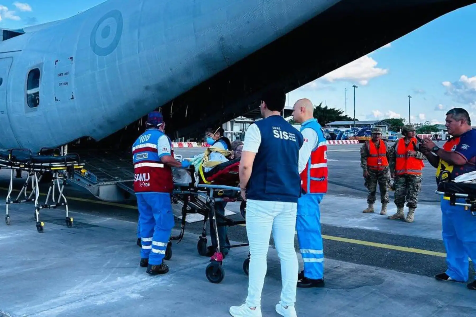 Con este traslado suman 15 los asegurados SIS que han salvado sus vidas en lo que va del 2024, gracias a 11 vuelos aeromédicos. Foto: ANDINA/Difusión