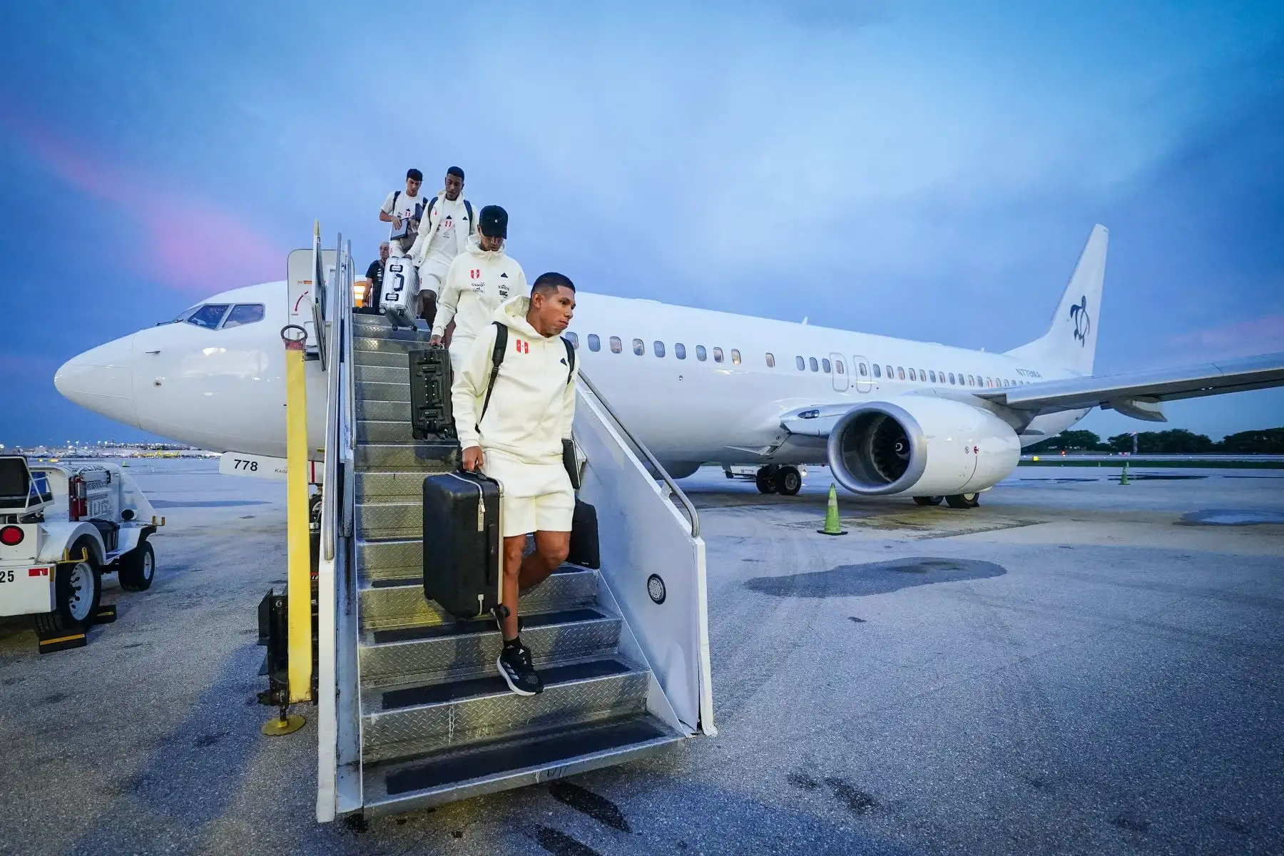 La selección peruana llega a Miami para enfrentar su tercer partido ante Argentina por el Grupo A de la Copa América. Foto: Selección Peruana