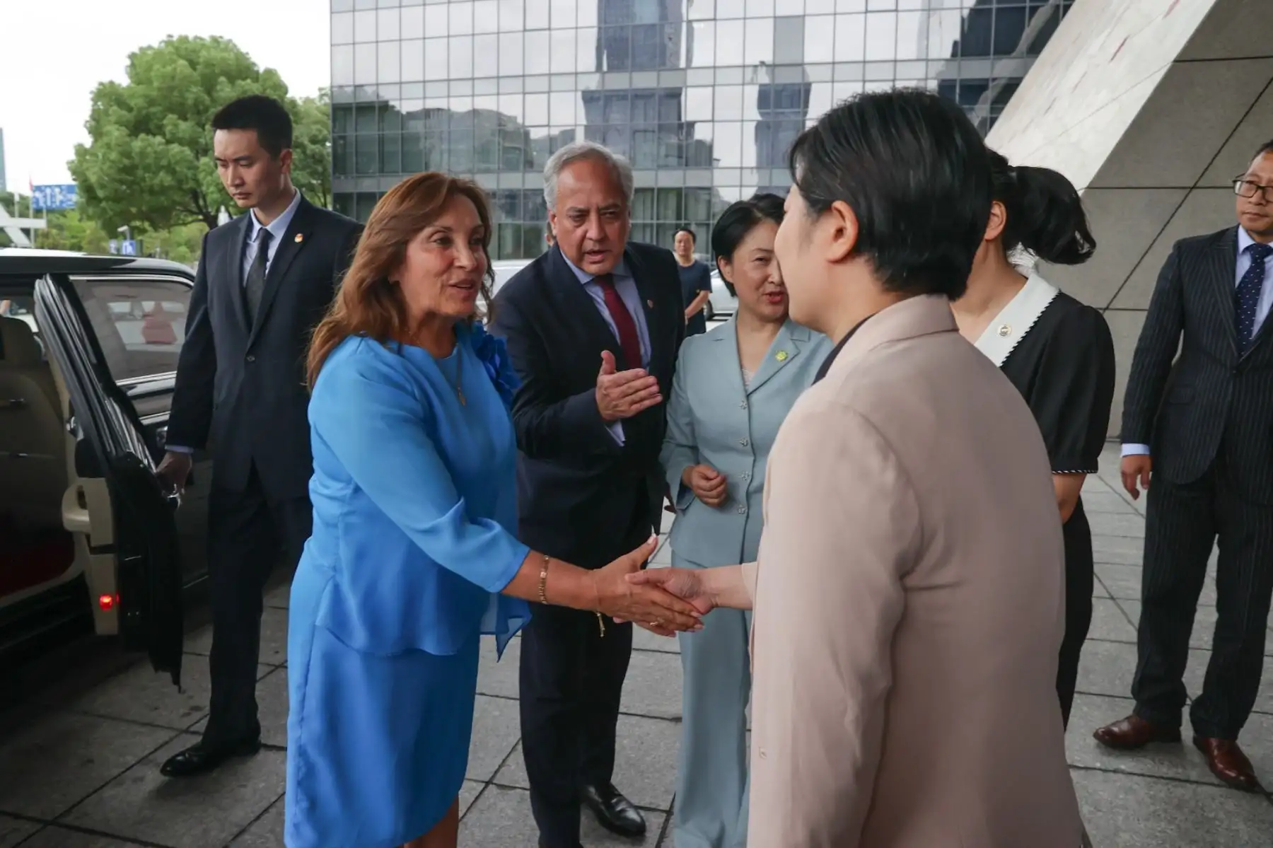 Presidenta de la república visitó el Parque industrial de Suzhóu junto con la delegación oficial peruana. Foto: ANDINA/ Prensa Presidencia