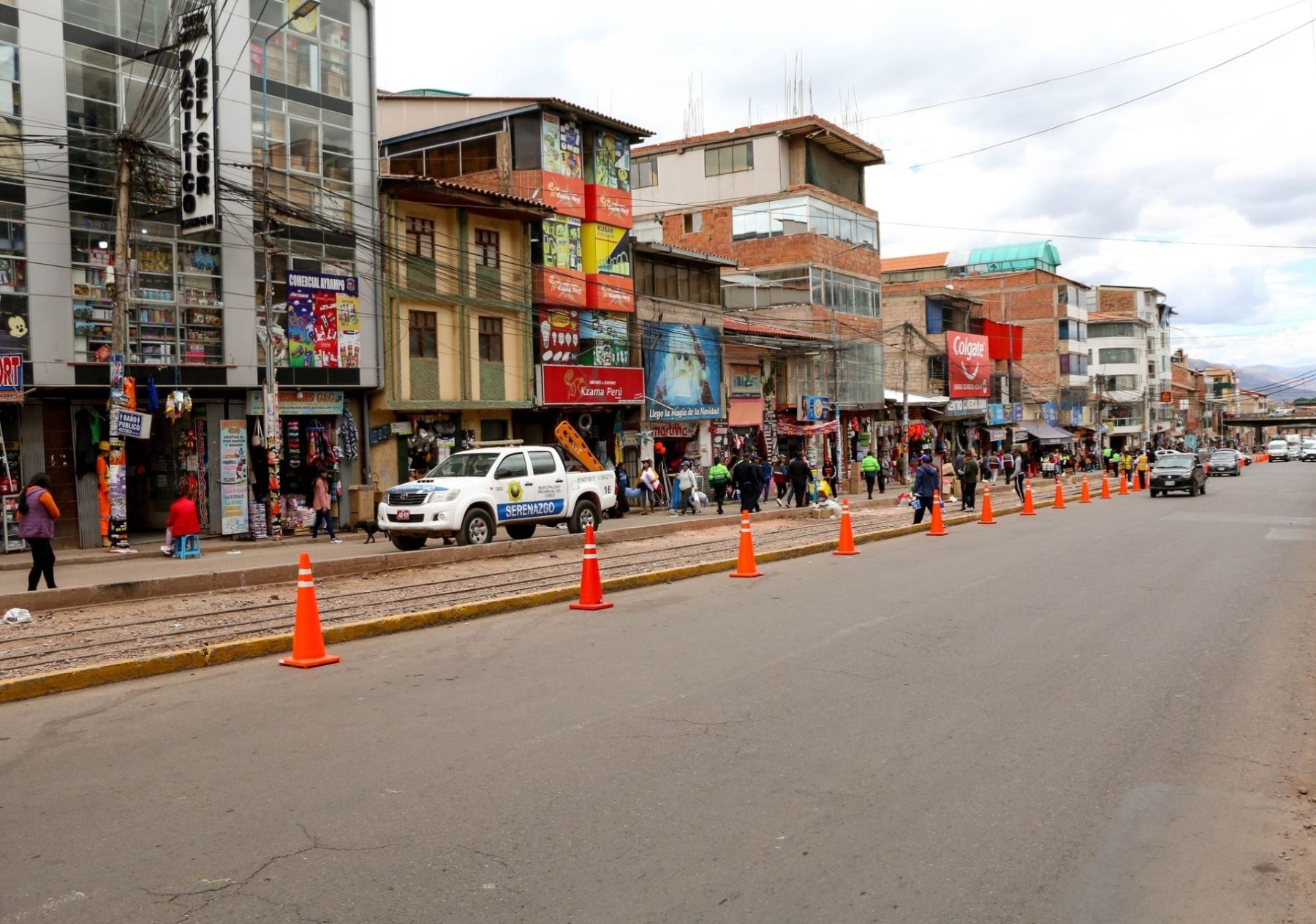 El caso de brote de gripe aviar en Cusco se detectó en un predio ubicado en la avenida Ejército, que une el centro de Cusco con el distrito de Santiago. El lugar fue cerrado y declarado en cuarentena. ANDINA/Percy Hurtado Santillán