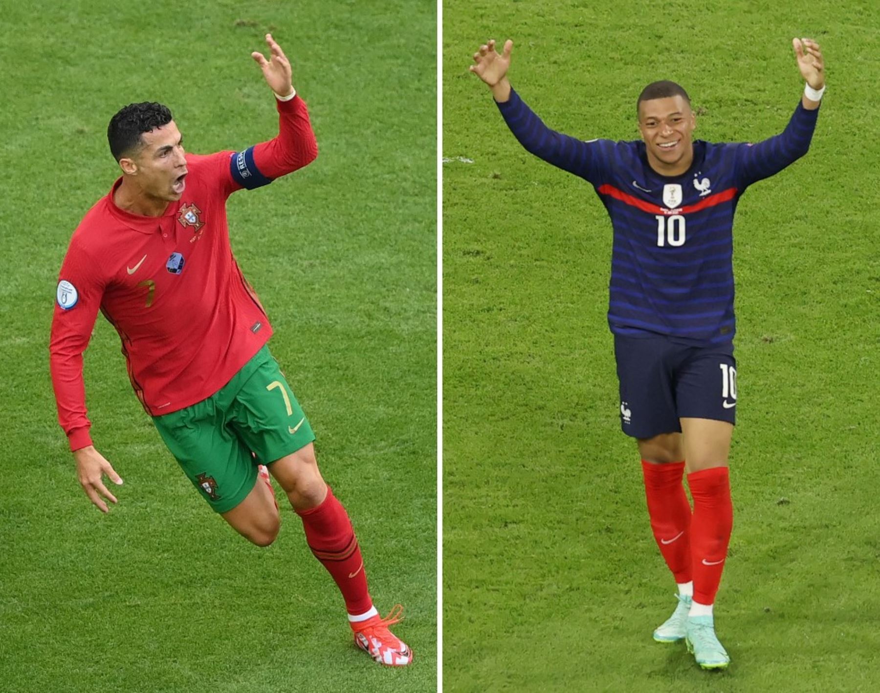 Ronaldo y Mbappé buscarán llevar a sus selecciones a la final de la Eurocopa