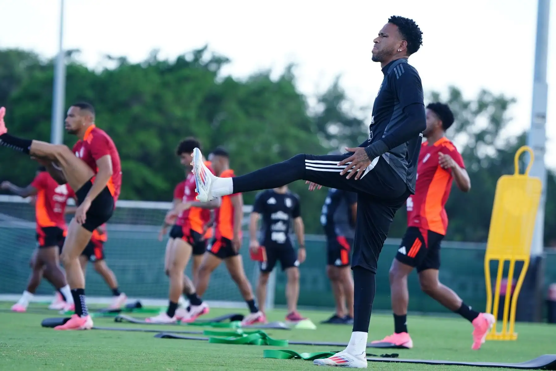 Entrenamiento de la selección peruana en Miami para enfrentar su tercer partido ante Argentina por el Grupo A de la Copa América. Foto: Selección Peruana