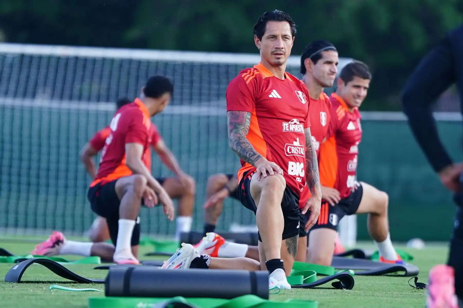 Entrenamiento de la selección peruana en Miami para enfrentar su tercer partido ante Argentina por el Grupo A de la Copa América. Foto: Selección Peruana