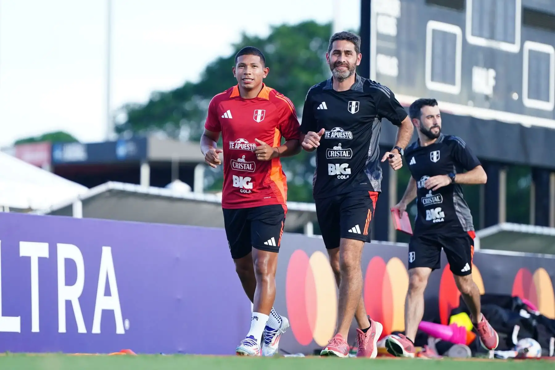 Entrenamiento de la selección peruana en Miami para enfrentar su tercer partido ante Argentina por el Grupo A de la Copa América. Foto: Selección Peruana