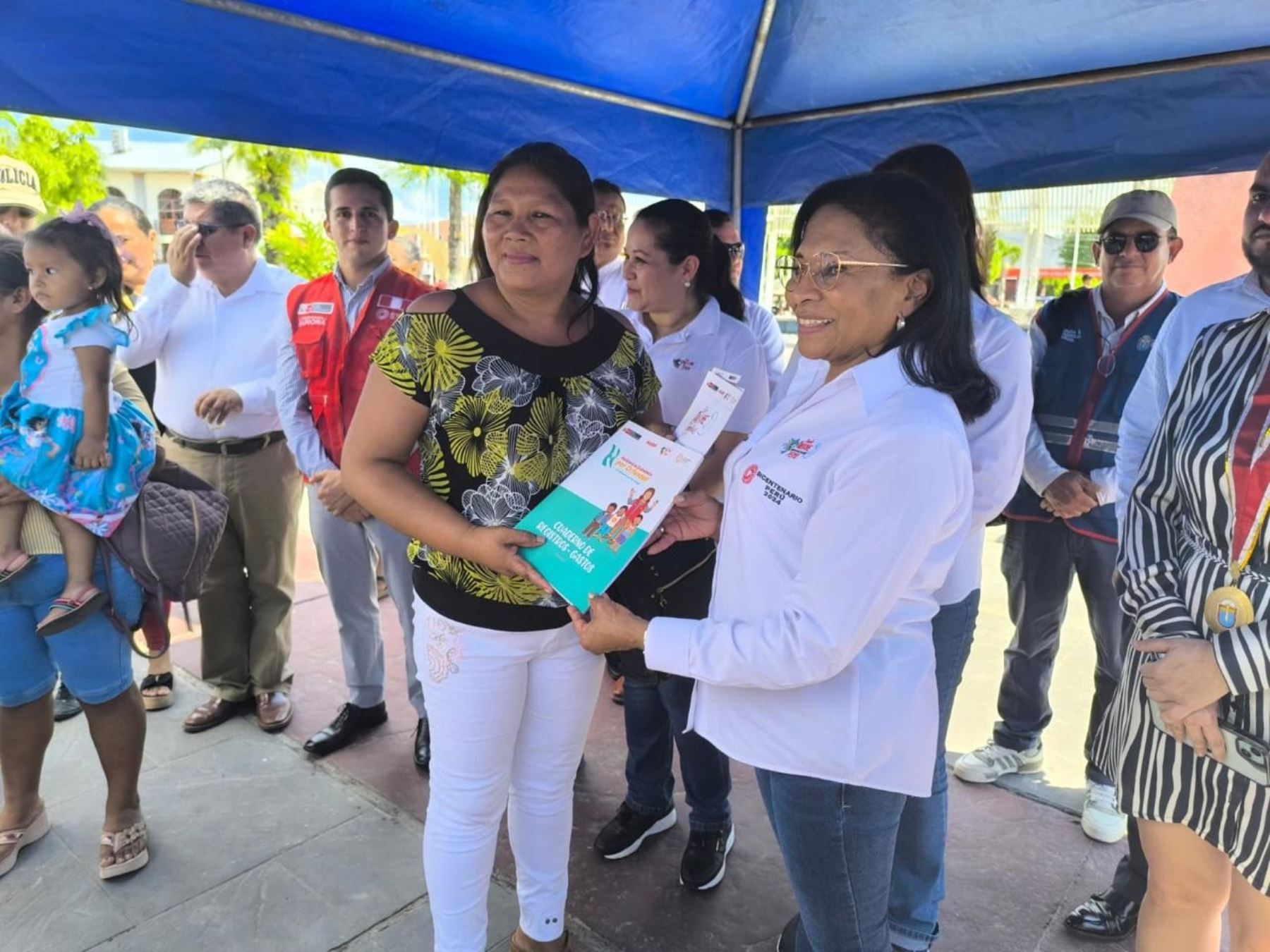 La titular del MIMP destacó la firma de un convenio entre la Beneficencia de Iquitos y la Tinka para beneficiar a la población más vulnerable de la región Loreto como son los adultos mayores y niños. ANDINA/Difusión