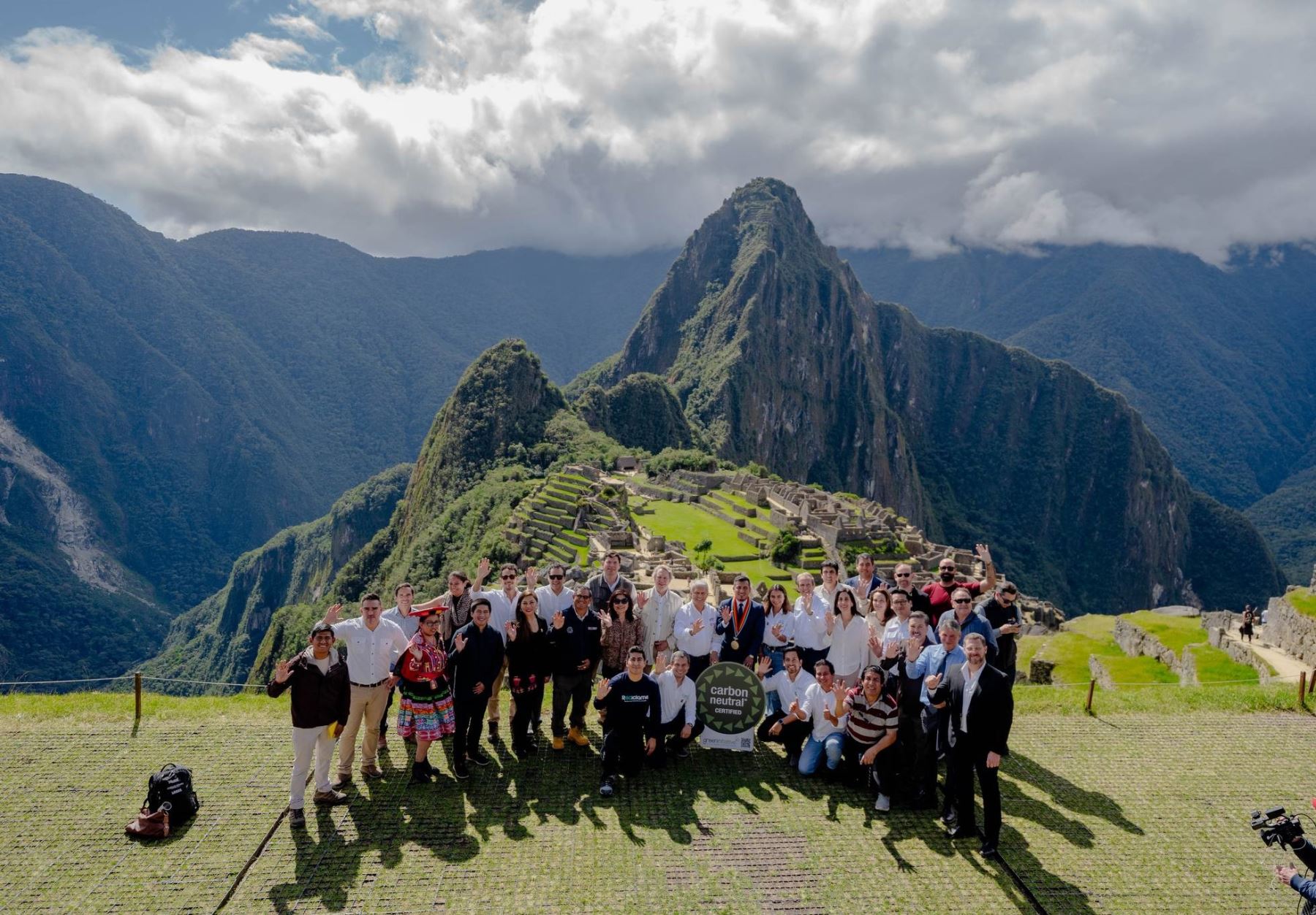 Machu Picchu renovó su certificación como Primera Maravilla del Mundo Carbono Neutral. ANDINA/Difusión