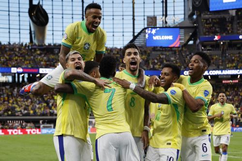Partido del Grupo D de la CONMEBOL Copa América 2024 entre Paraguay y Brasil