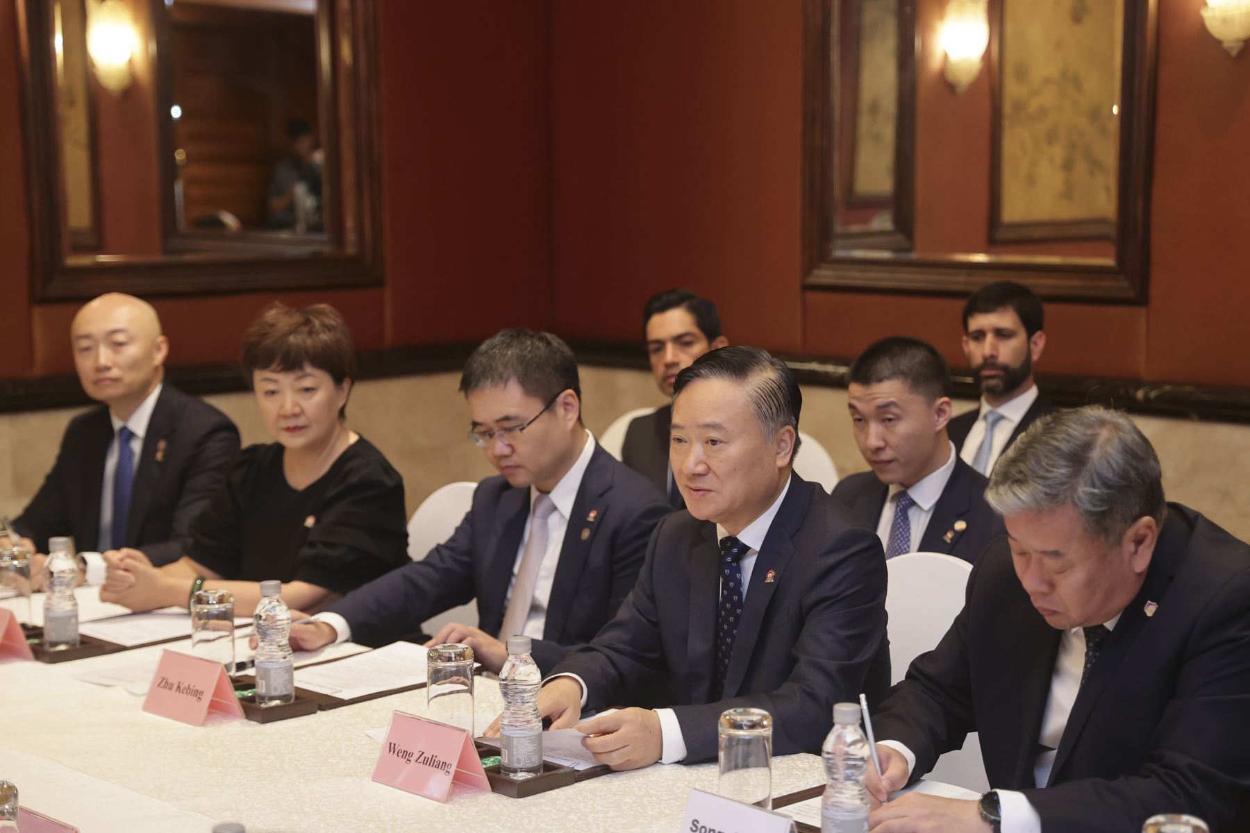 Mandataria Dina Boluarte sostuvo reunión con presidente de China Minmetals Corporation. Foto: ANDINA/Prensa Presidencia