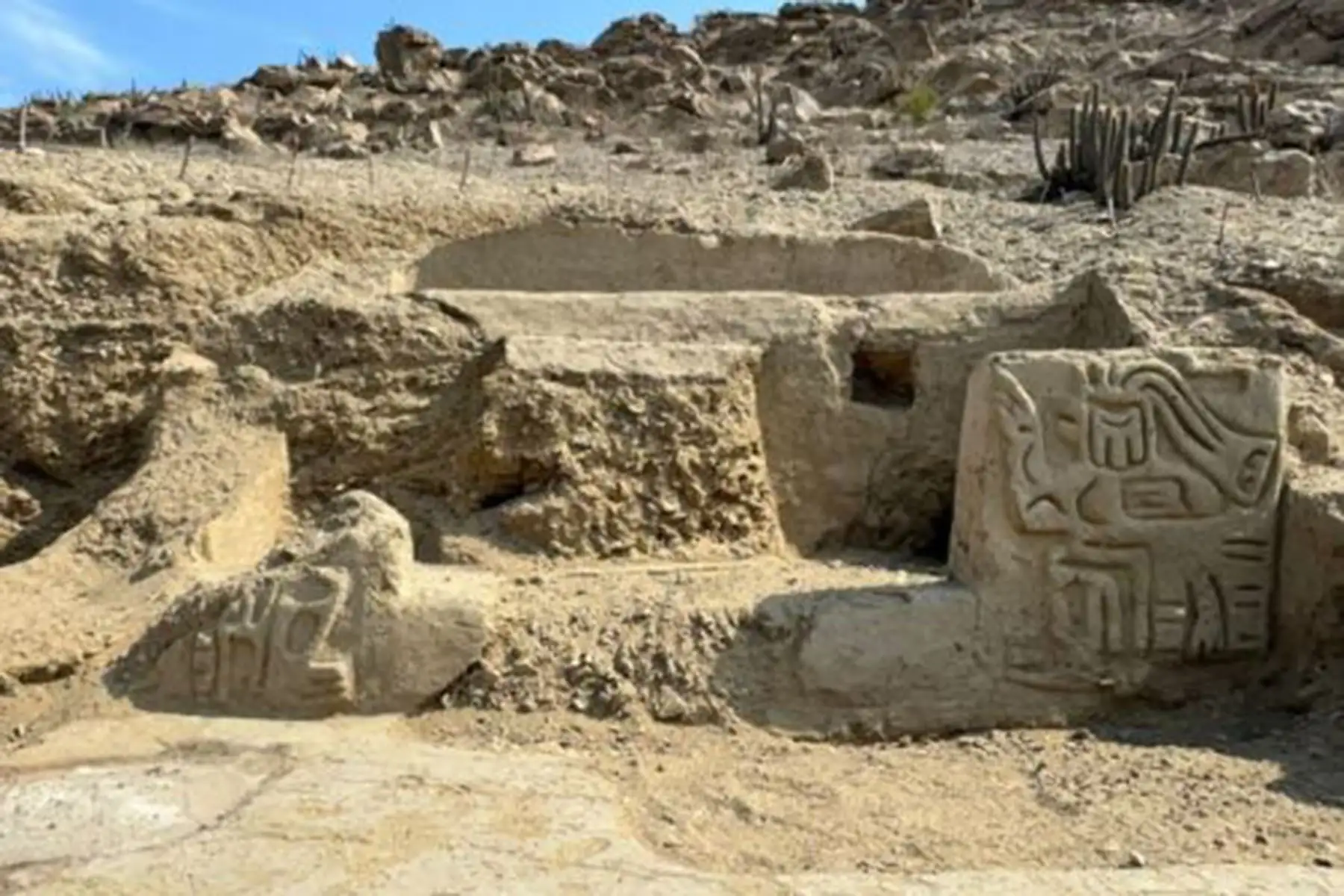 Descubren en Zaña templo ceremonial prehispánico coetáneo con huaca Ventarrón. Proyecto Arqueológico Paisajes Culturales de Úcupe-Valle de Zaña develó también parte de una huaca moche.
Foto: ANDINA/ Difusión