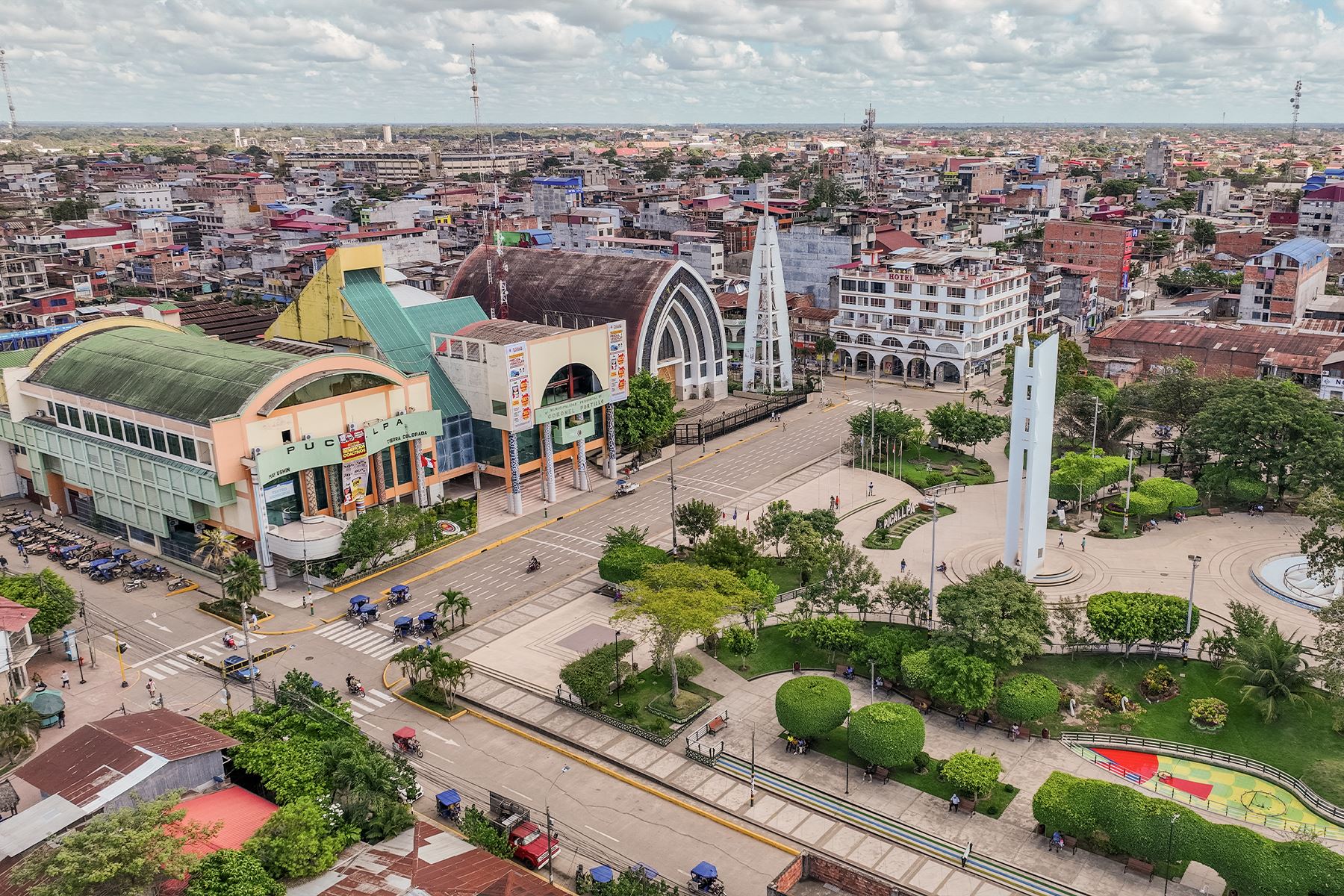 La ciudad de Pucallpa, región Ucayali, fue remecida esta mañana por un sismo de magnitud 4.5, informó el IGP. Foto: ANDINA/Braian Reyna.