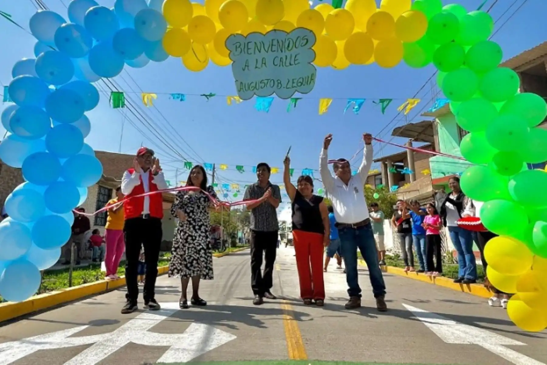 Además, gracias a transferencia de recursos del MVCS, se  construyó un parque recreativo en esta localidad fundada por Simón Bolívar.