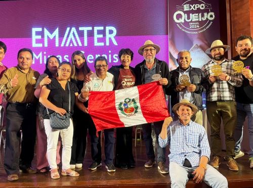 Productores de queso de Perú tuvieron una destacada participación en la Expoqueso 2024 que se realizó en Brasil al obtener 3 medallas de oro y una de plata. ANDINA/Difusión
