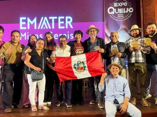Productores de queso de Perú tuvieron una destacada participación en la Expoqueso 2024 que se realizó en Brasil al obtener 3 medallas de oro y una de plata. ANDINA/Difusión
