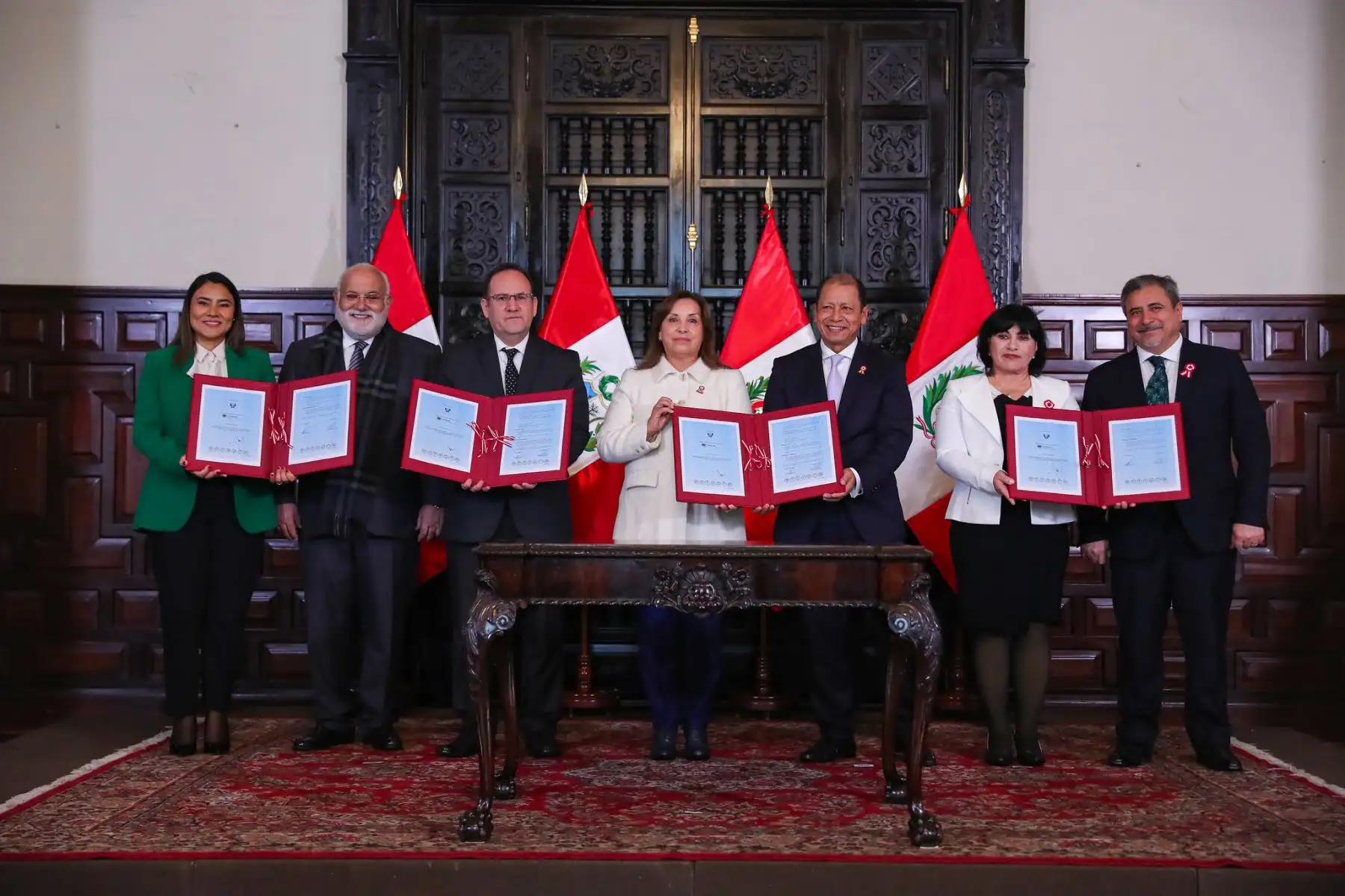 Ceremonia de suscripción de contratos de concesión de hospitales de EsSalud para Piura y Chimbote.
Foto: ANDINA/Prensa Presidencia