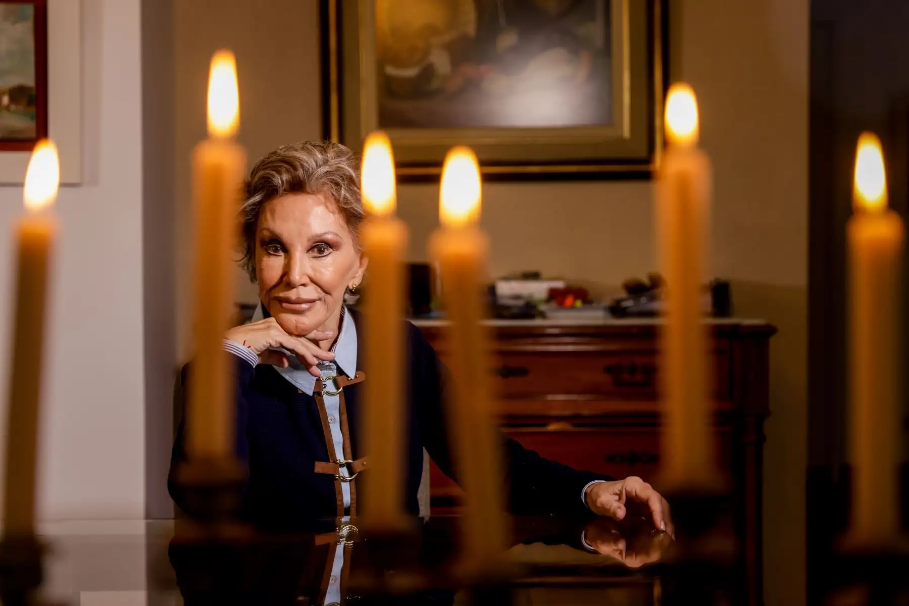 Cecilia Bracamonte, leyenda viviente del criollismo peruano, abre las puertas de su casa a la Agencia Andina, a pocos días de su esperado show en el teatro Nos. Foto: ANDINA/Luis Iparraguirre