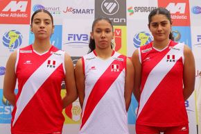 La Federación Peruana de Vóleibol presentó la nueva camiseta oficial de las selecciones peruanas de esta disciplina. Foto: ANDINA/Difusión.