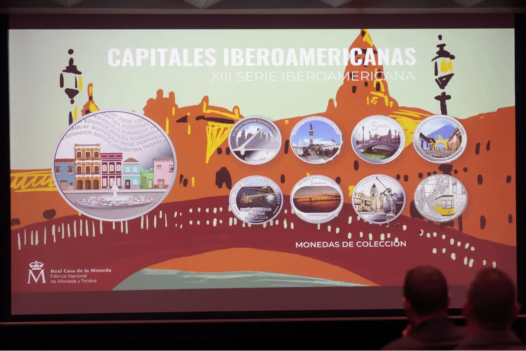 Ocho países iberoamericanos participan de la XIII Serie Iberoamericana, donde cada país acuña una moneda sobre un tema de trascendencia cultural y permite que su escudo nacional aparezca reproducido en las monedas de los otros países. 
Foto: ANDINA/Vidal Tarqui