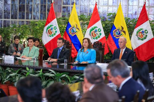 Encuentro Presidencial y XV Gabinete Binacional de Ministros de Perú y de Ecuador. Foto: ANDINA/ Prensa Presidencia