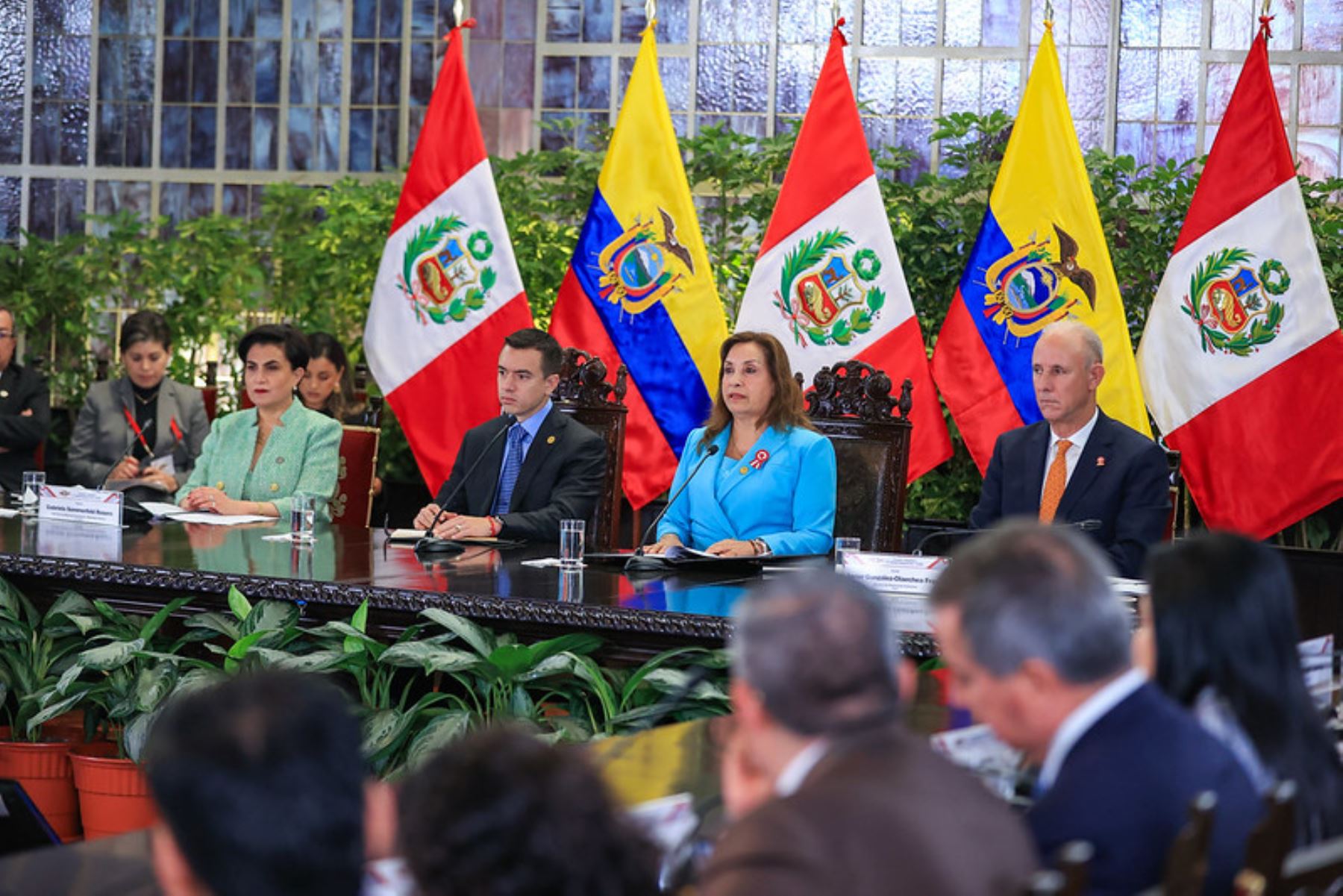 Encuentro Presidencial y XV Gabinete Binacional de Ministros de Perú y de Ecuador. Foto: ANDINA/ Prensa Presidencia