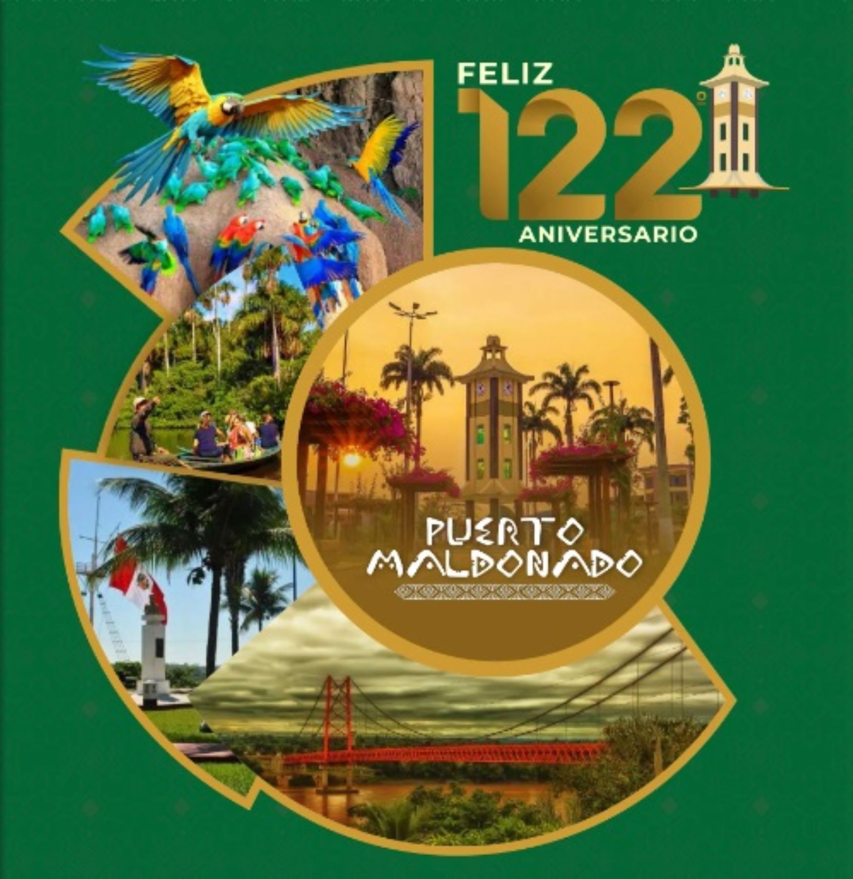 Puerto Maldonado celebra 122 efemérides con pasacalle y ferias agropecuarias y artesanales