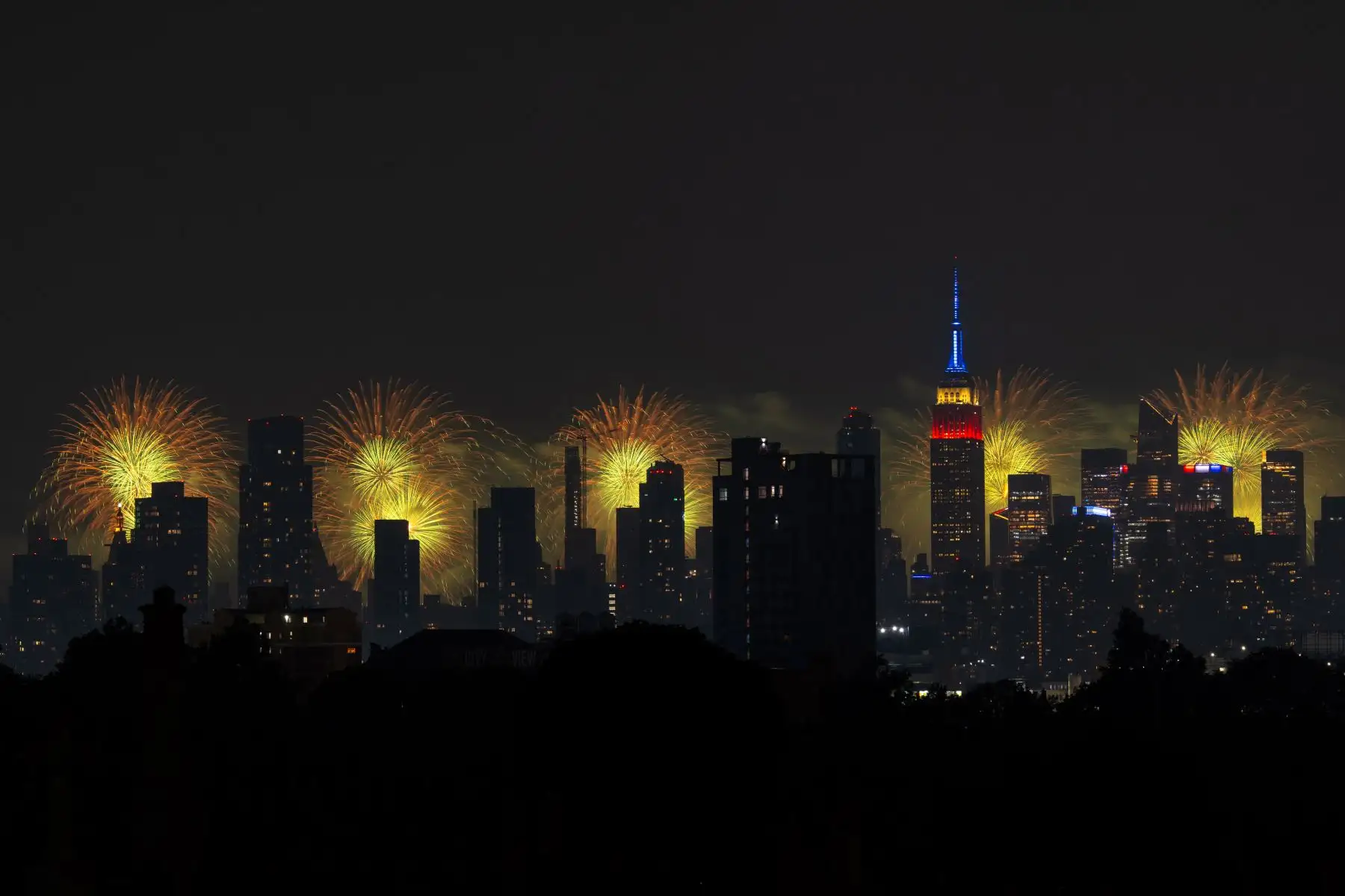 El espectáculo de fuegos artificiales del 4 de julio de Macy