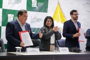 El Gobierno Regional de Ica y los consorcios financista San Isidro y Santa María suscribieron los convenios para la ejecución de dos villas deportivas mediante Obras por Impuestos (OxI), con una inversión de 83 millones de soles,  Foto: Cortesía.