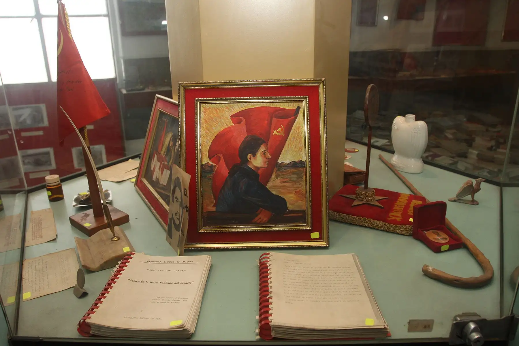Lima - 10 setiembre 2012 / Museo  de la Dirección Nacional contra el Terrorismo (DIRCOTE)  de la Policía Nacional del Perú donde se  expone objetos incautados a los grupos terroristas. Foto: Diario Oficial El Peruano