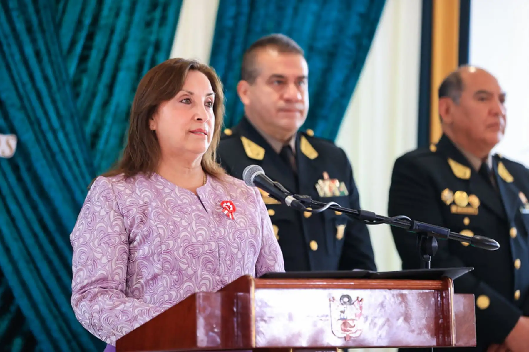 41º. Aniversario de la Dirección Contra el Terrorismo de la Policía Nacional del Perú - Dircote. Foto: ANDINA/ Prensa Presidencia