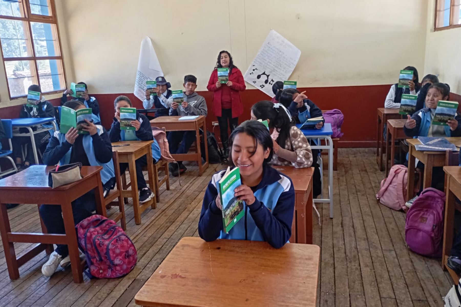 Colegio en zona andina del país. Cortesía