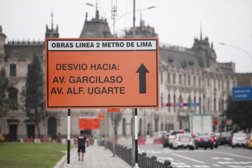 Linea 2 del Metro de Lima: plan de desvío inicia hoy
