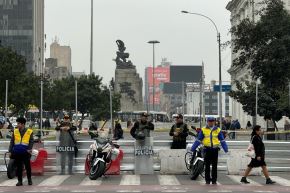 Plan de desvío vehicular en Cercado de Lima. Fotos:ANDINA/Daniel Bracamonte