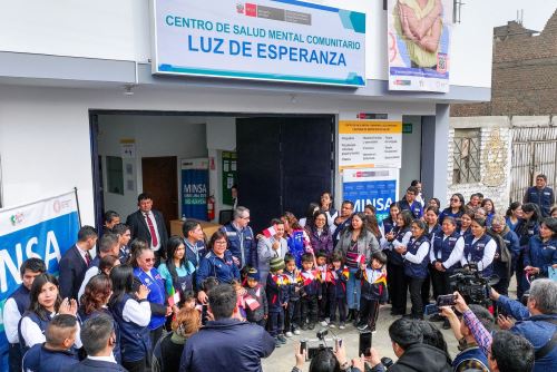 Ate: Minsa inaugura Centro de Salud Mental Comunitaria que atenderá más de 200,000 vecinos. Foto: ANDINA/Difusión.