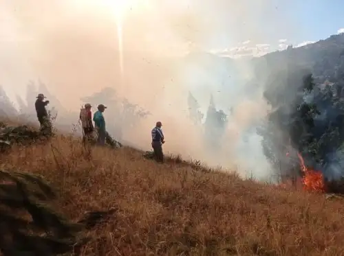 Áncash es una de las regiones afectadas por los incendios forestales que se registran en Perú.