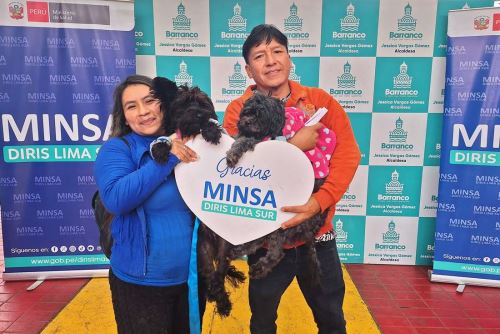 Barranco: Diris Lima Sur realizó desfile de mascotas y campaña canina. Foto: ANDINA/Difusión.