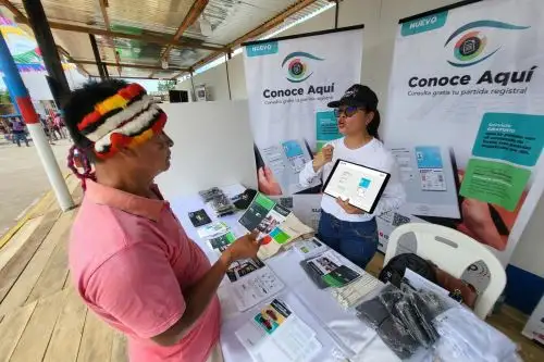 “Conoce aquí” busca facilitar al ciudadano, trámites sobre sus derechos inscritos, especialmente de carácter notarial, financiero o municipal, accediendo a información registral en tiempo real. Foto: ANDINA/Difusión