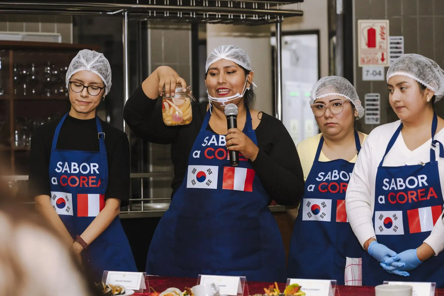 Entusiasta participación en el concurso de gastronomía 