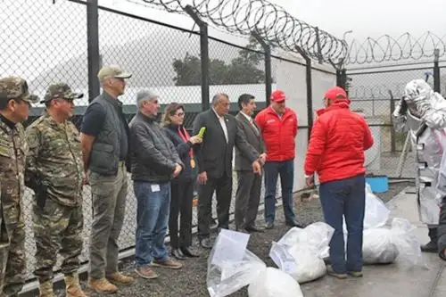 Mininter destruye más de 10 toneladas de droga en tercer proceso de incineración del año. Foto: ANDINA/difusión.