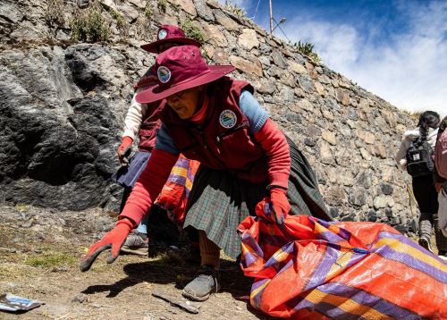 Más de 30 toneladas de residuos sólidos fueron recogidos en el santuario del Señor de Qoyllur Riti y en las rutas de peregrinaje de esta festividad que se celebra en junio en Cusco. ANDINA/Difusión