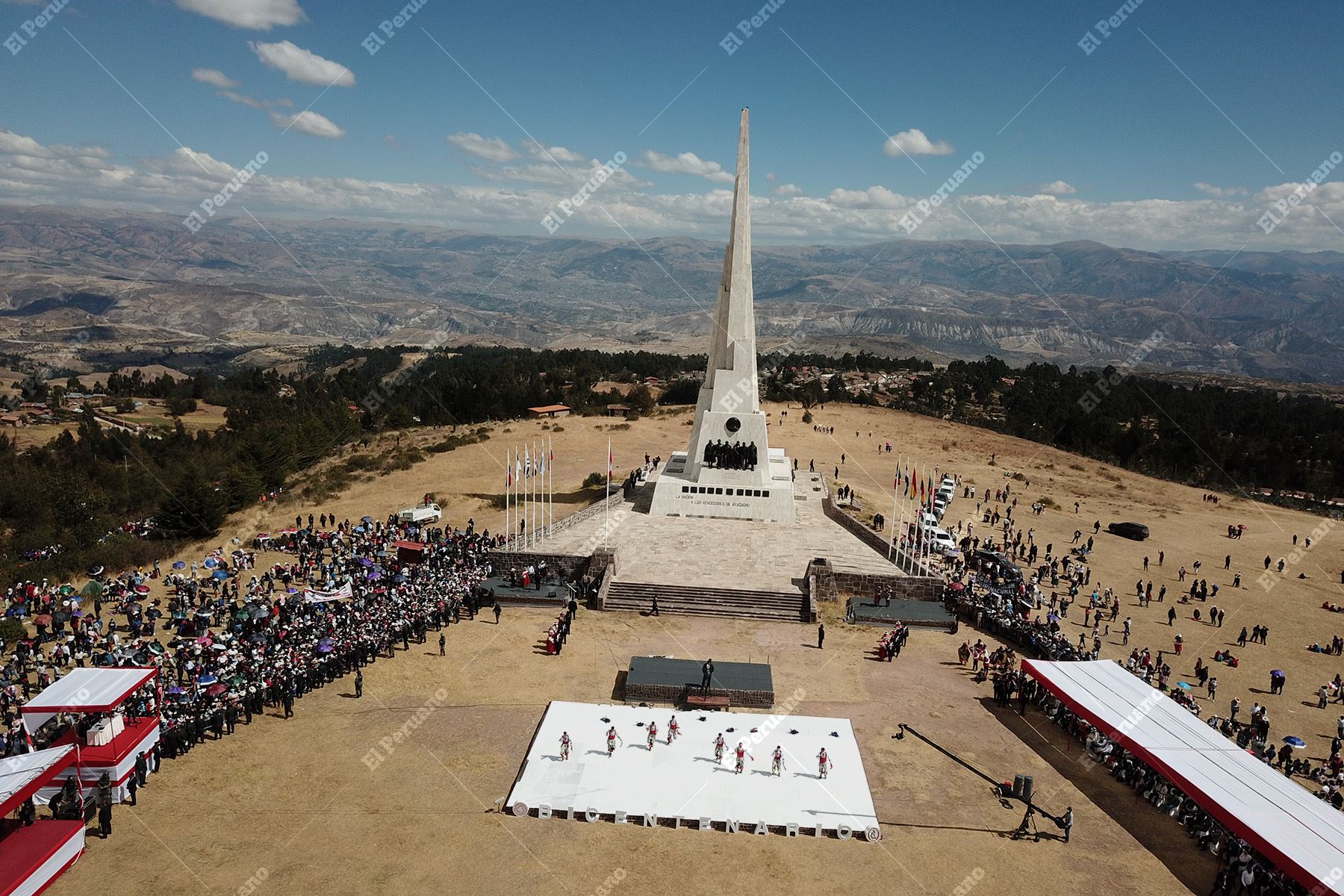 Santuario histórico de la Pampa de Ayacucho, creado el 14 de julio de 1980 y escenario de la batalla que selló nuestra independencia. Foto: Juan Carlos Guzmán