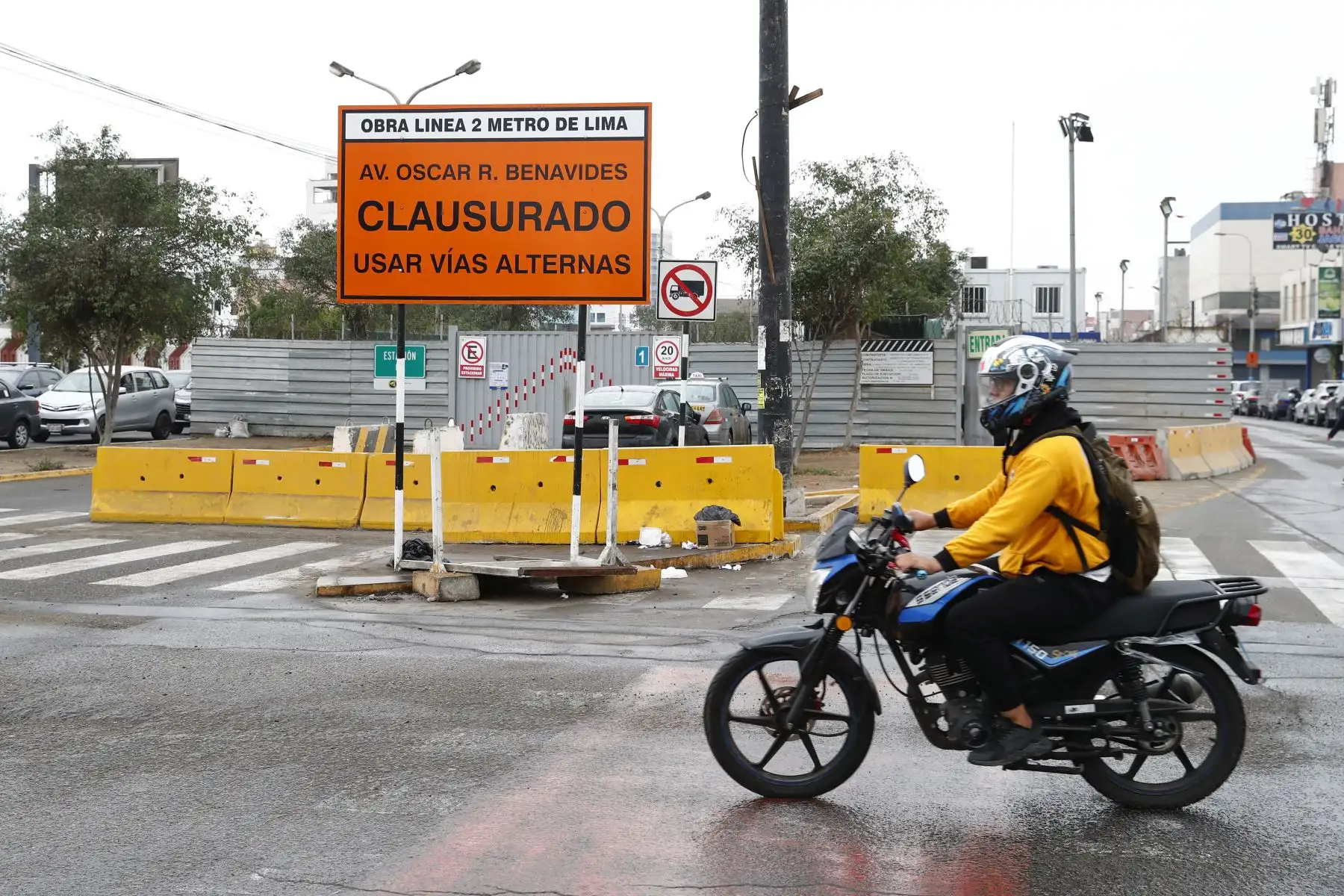 Estación Óscar Benavides de la Línea 2 del Metro de Lima y Callao, en donde a partir de la quincena de julio se reabrirá un tramo ubicado entre las avenidas Hipólito Unanue y Enrique Meiggs para el transporte público y privado, luego de años de obras de construcción. Foto: ANDINA/Daniel Bracamonte