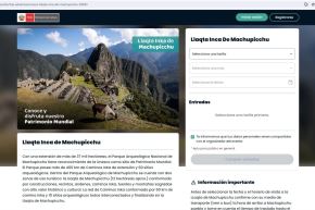 En las próximas semanas se presentará la nueva plataforma digital de venta de entradas a Machu Picchu y otros sitios arqueológicos administrados por el Ministerio de Cultura. ANDINA/Difusión