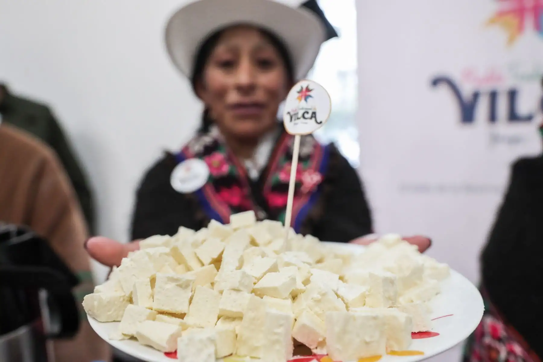 Queso tradicional del pueblo de Vilca, ubicada en el distrito de Huancaya, provincia de Yauyos. Foto: ANDINA/ Connie Calderon