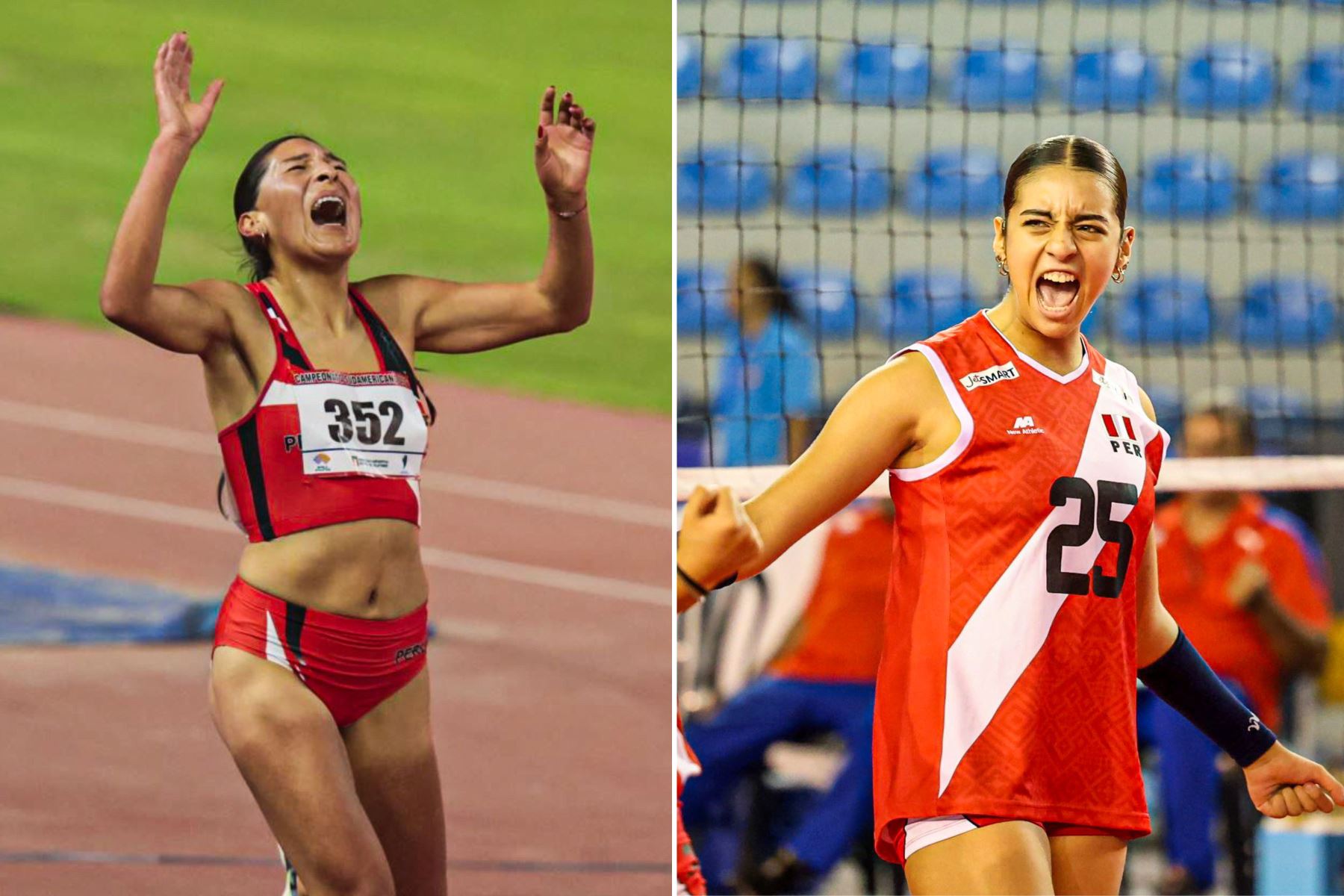 Atletismo y voleibol nacional.