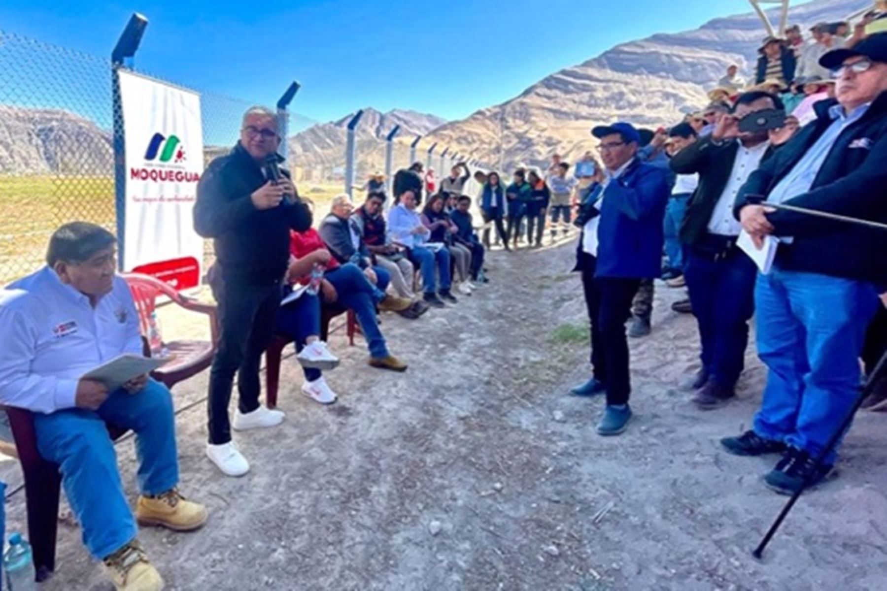 Los ministros del Ambiente y de Energía y Minas llegaron hace unos días a la provincia de Sánchez Cerro, región Moquegua. Foto: ANDINA/Difusión