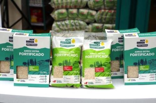 Santa Anita: inauguran 1er puesto de venta de arroz fortificado en Mercado de Productores. Foto: ANDINA/Difusión.