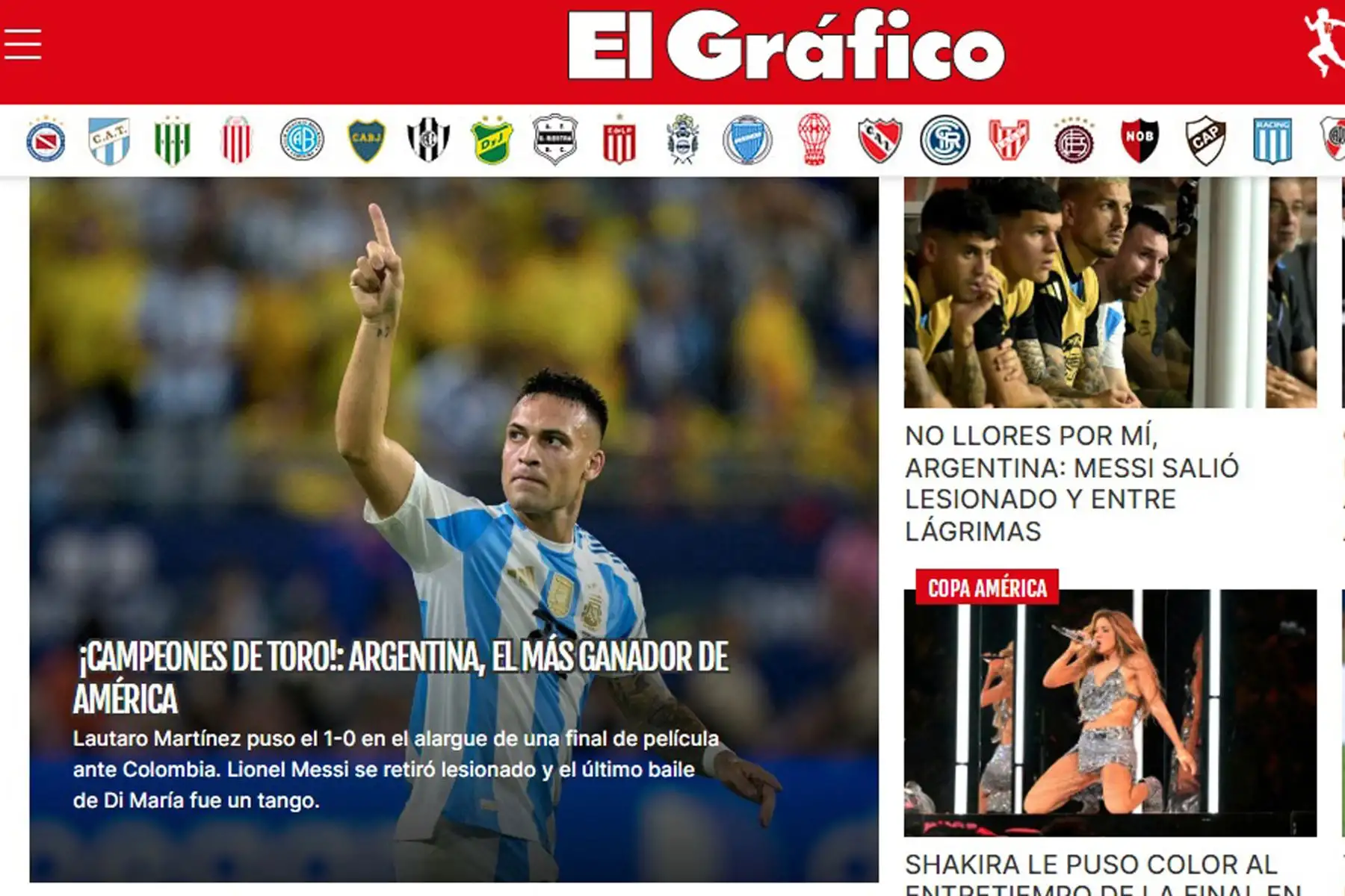Así informa la prensa mundial sobre el triunfo de Argentina que se corona campeón de la Copa América 2024.
Foto: ANDINA/Difusión