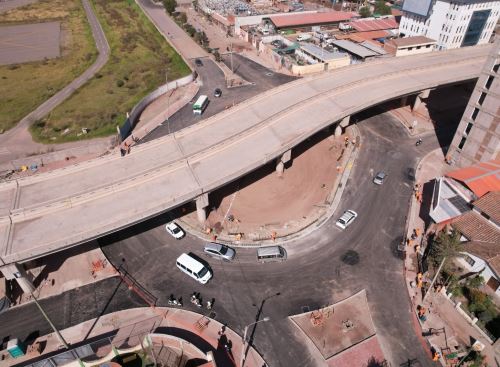 Construcción de la Vía Expresa de Cusco ingresa a su última etapa de ejecución. ANDINA/Difusión