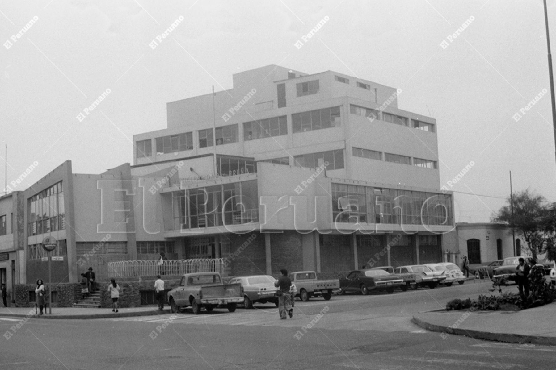 Lima  - 12 julio 1977 / Municipalidad distrital de Breña. Foto: Archivo Histórico de El Peruano / Américo Alburquerque