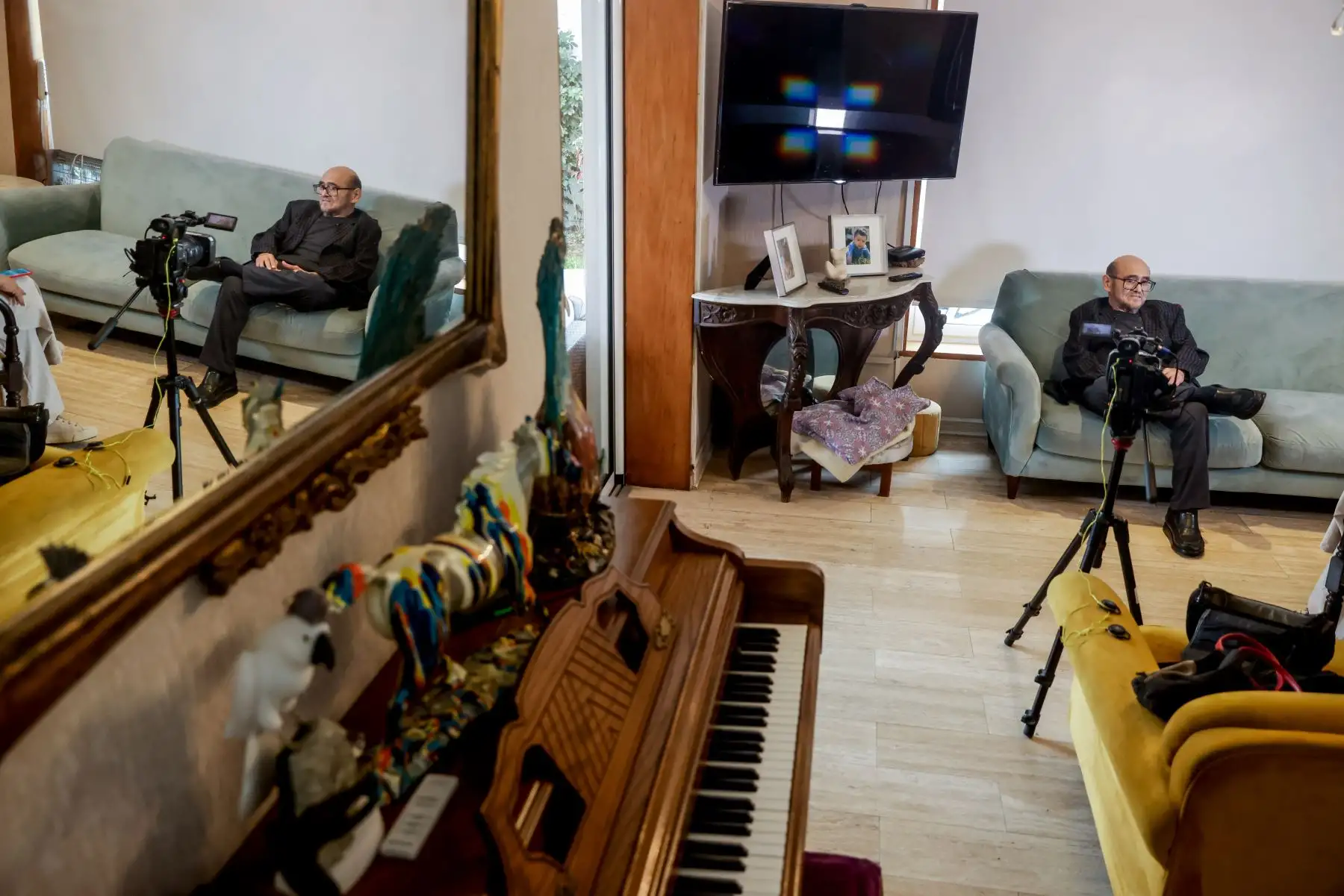 Allí donde busca dejar un legado que trascienda más allá de sus emblematicos personajes como el entrañable "Señor Barriga", el dulce "Ñoño" y hasta el pícaro "Botija". Foto: ANDINA/Luis Iparraguirre