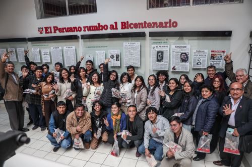 Vive Andina: estudiantes de diseño del Instituto Aráoz Pinto visitan Andina y El Peruano